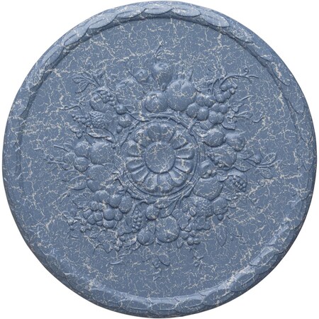 Ekena Millwork Anthony Harvest Ceiling Medallion (Canopies up to 2 1/8"), 22 1/2"OD x 1 1/4"P, Americana Crackle CM22ATAMC